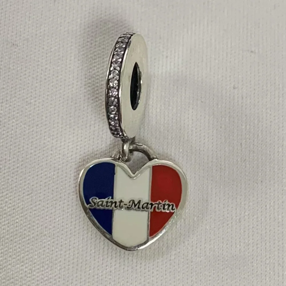 Pandora Sint Maarten Exclusive Dangle Charm Pendant, S925 Silver Jewelry